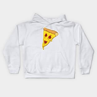 Happy Pizza Slice Kids Hoodie